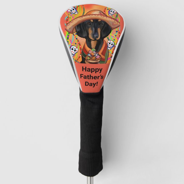 DACHSHUND     GOLF HEAD COVER (Front)
