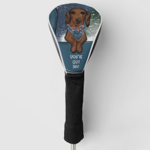 DACHSHUND  GOLF HEAD COVER