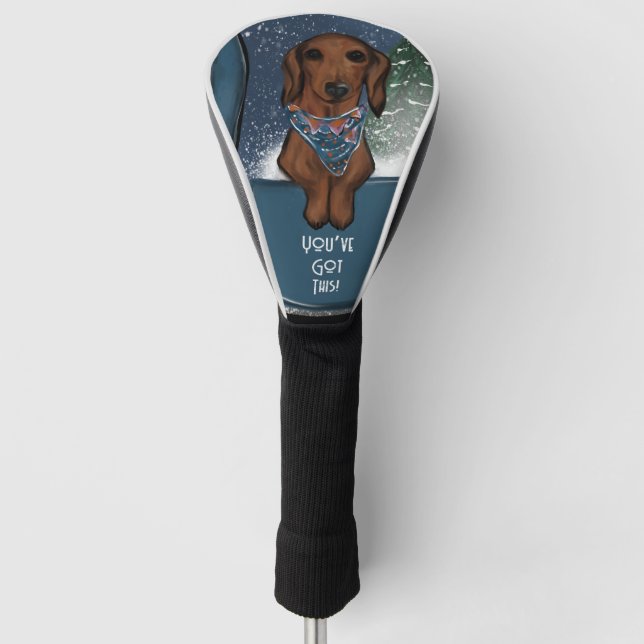 DACHSHUND  GOLF HEAD COVER (Front)