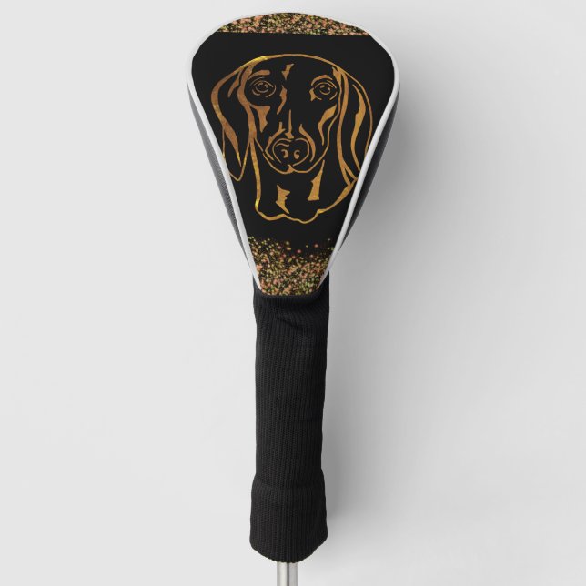 DACHSHUND  GOLF HEAD COVER (Front)
