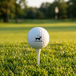 Dachshund Golf Mom Titleist Pro V1 Ball Gift