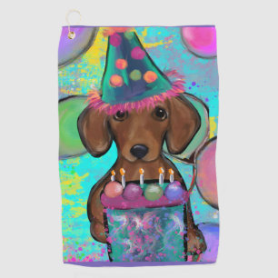 Dachshund         golf towel