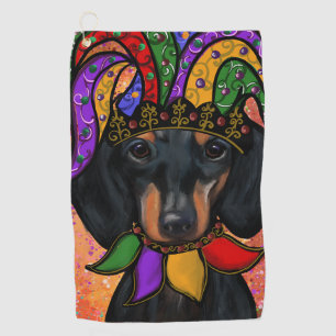 DACHSHUND                 GOLF TOWEL