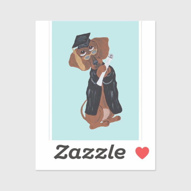 Dachshund Graduate (Sheet)