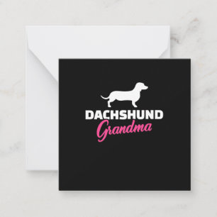 Dachshund Grandma Card