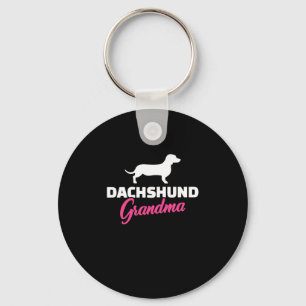 Dachshund Grandma Keychain