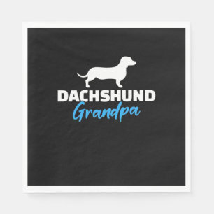 Dachshund Grandpa Napkin