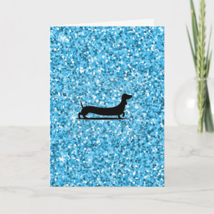 Dachshund Greeting Card Thinking of you
