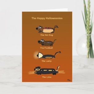 Dachshund Halloween Card! Card