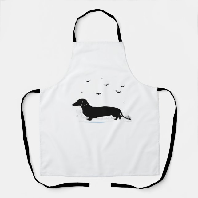 Dachshund Halloween Costume  My Dachshund is My Bo Apron (Front)