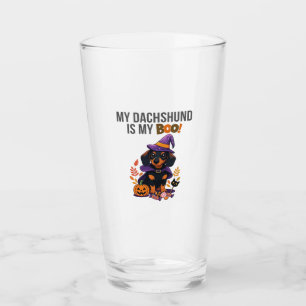 Dachshund Halloween Costume  My Dachshund is My Bo Glass