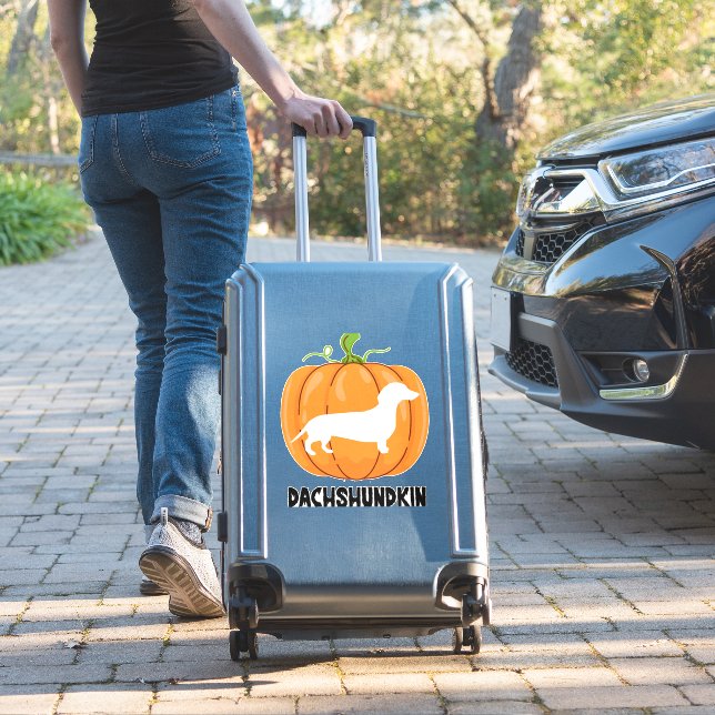 Dachshund Halloween Dog (Suitcase Insitu)
