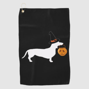 (Dachshund Halloween) Golf Towel