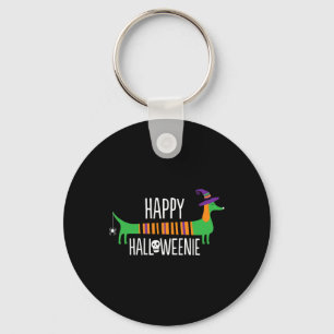 Dachshund Happy Halloweenie Cute Dog Halloween For Keychain