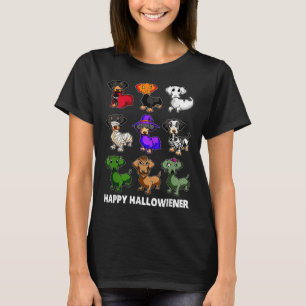 Dachshund Happy Halloweiner Fun Halloween Dogs Lov T-Shirt