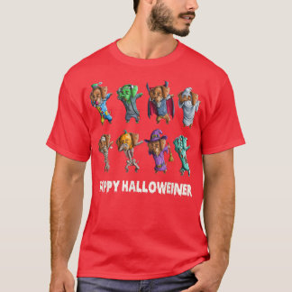 Dachshund Happy Halloweiner Funny Halloween Dogs T-Shirt
