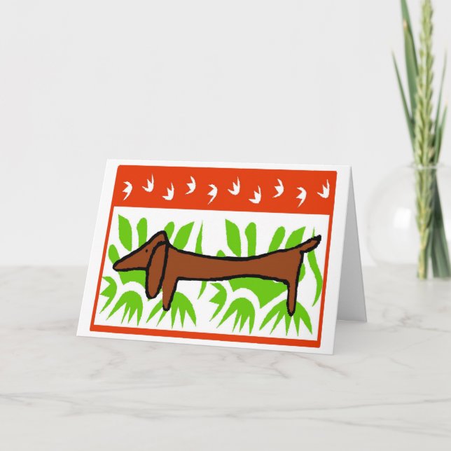 Dachshund Happy Holiday (Front)