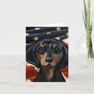 DACHSHUND HOLIDAY CARD