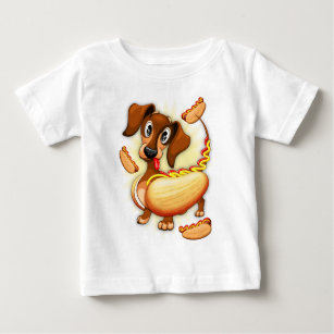 Dachshund Hot Dog Baby T-Shirt
