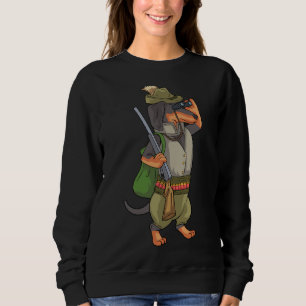 Dachshund Hunter Hunting For A Hunter Sweatshirt