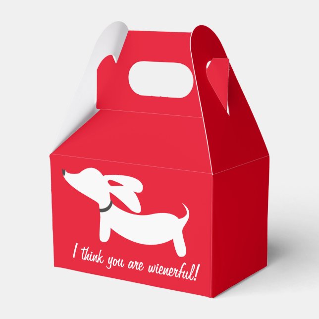 Dachshund I think you are wienerful gift box Party (Front Side)
