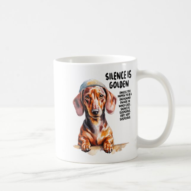 Dachshund Ideas For Women &amp; Novelty Miniature  Coffee Mug (Right)