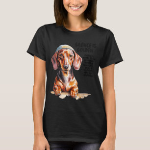 Dachshund Ideas For Women &amp; Novelty Miniature  T-Shirt