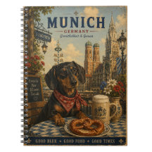 Dachshund in Munich – Vintage Travel Art