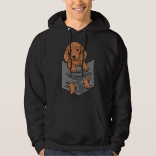 Dachshund In My Pocket Weiner Dog Puppy Men Women Hoodie