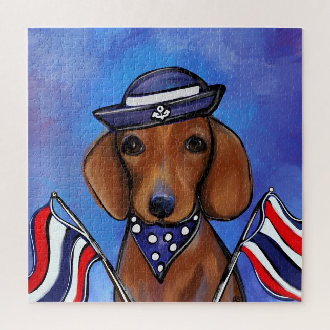 Dachshund  jigsaw puzzle (Vertical)