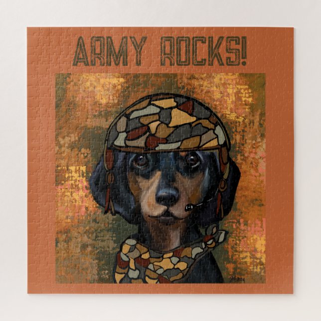 DACHSHUND JIGSAW PUZZLE (Vertical)