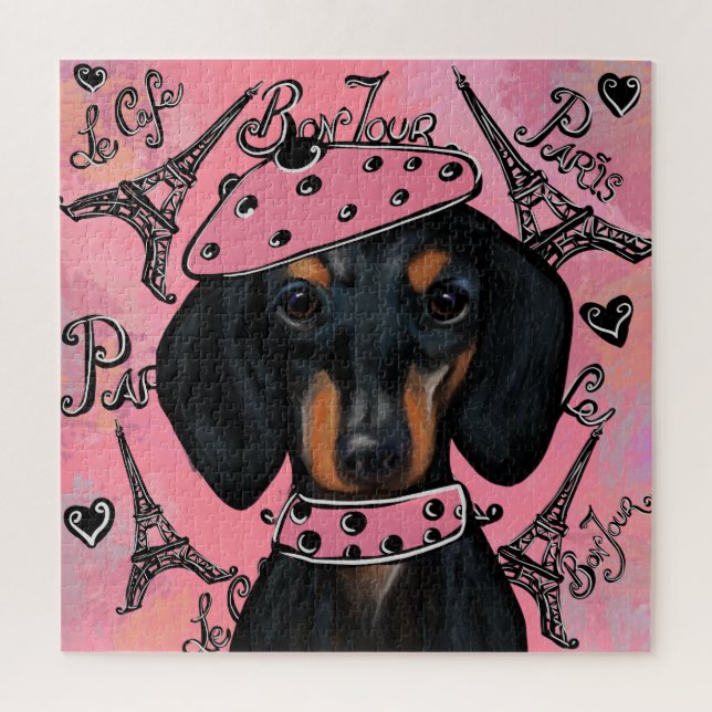 DACHSHUND    JIGSAW PUZZLE (Vertical)