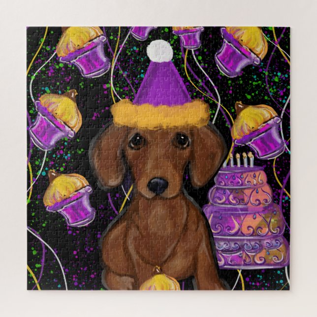 Dachshund         jigsaw puzzle (Vertical)