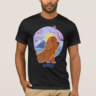 Dachshund Kawaii Cute Gift Dog Pet T-Shirt