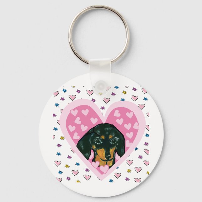 Dachshund Keychain (Front)
