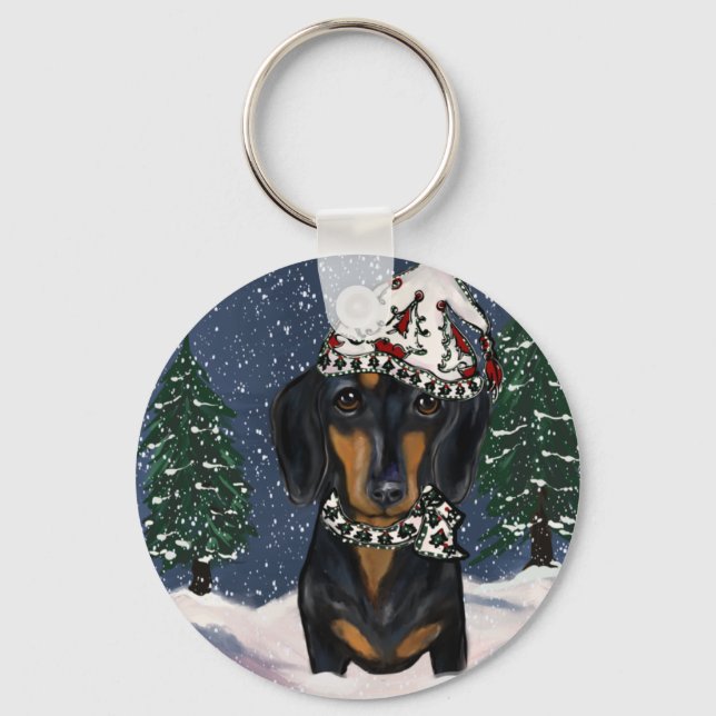 DACHSHUND   KEYCHAIN (Front)
