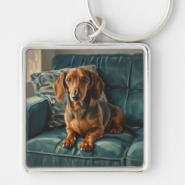 Dachshund Keychain (Front)
