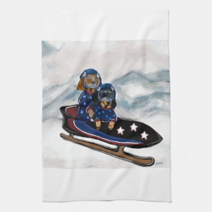 DACHSHUND KITCHEN TOWEL