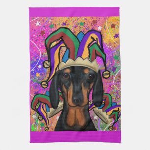Dachshund kitchen towel