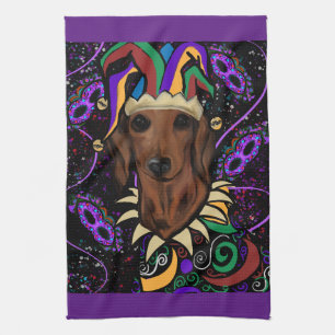 Dachshund kitchen towel