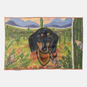 DACHSHUND KITCHEN TOWEL