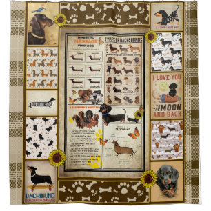 Dachshund Knowledge Blanket Gift