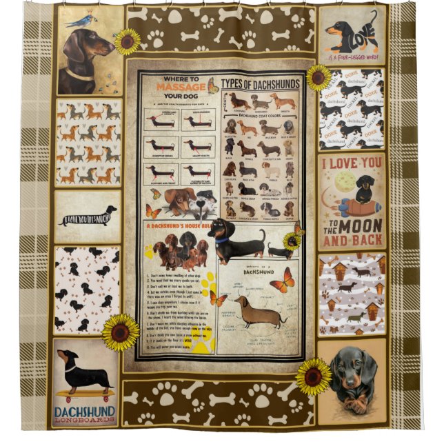 Dachshund Knowledge Blanket Gift (Front)