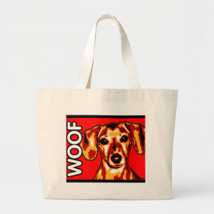 Dachshund Large Tote Bag