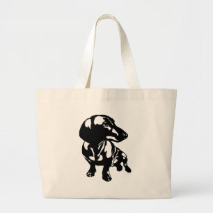 Dachshund Large Tote Bag