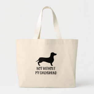 Dachshund Large Tote Bag