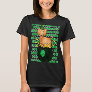 Dachshund Leprechaun Dog Lucky Shamrock St Patrick T-Shirt