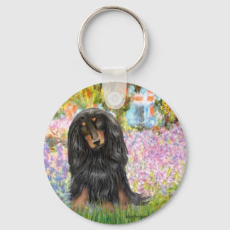 Dachshund (LH-BT) - Garden Keychain