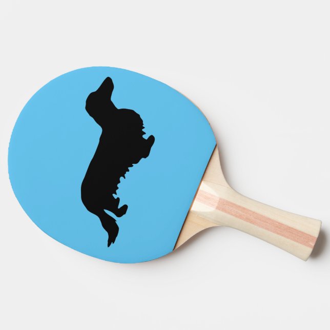 Dachshund Long Hair - Silhouette 1 Ping Pong Paddle (Side)