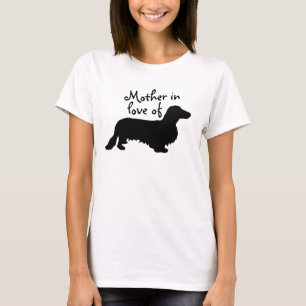 Dachshund Long Hair - Silhouette 1 T-Shirt